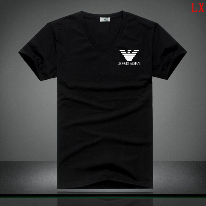 Armani V-neck T-shirts men-A1606V